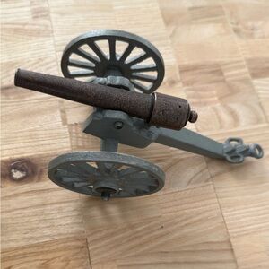 Penncraft 1865 Civil War Field Cannon Vintage Copper Barrel Cast Iron Gray Stand